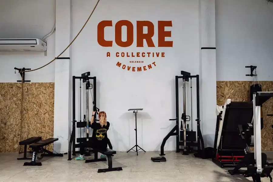 Zona de racks y material de fuerza